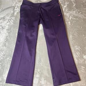 VTG‎ Nike Loose Sportswear Y2K Track Pants Womens XL Purple Pink Swoosh Logo